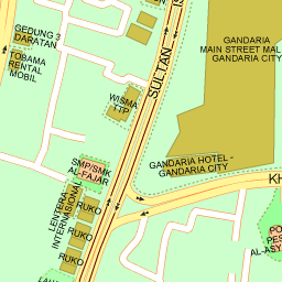 Lapangan Ahmad Yani Lapangan Ahmad Yani Jakarta Peta Lapangan Ahmad Yani