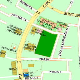 Lapangan Ahmad Yani Lapangan Ahmad Yani Jakarta Peta Lapangan Ahmad Yani