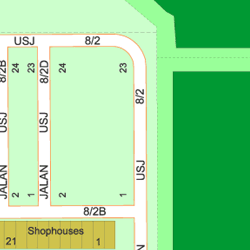 Map Of Balai Polis Usj 47610