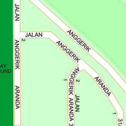 Map Of Jalan Anggerik Aranda 31 18 40460