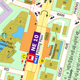 Potong Pasir Mrt Map Potong Pasir Mrt Station (Ne10)