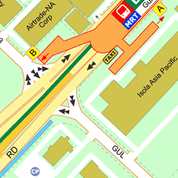 Gul Circle Mrt Map Gul Circle Mrt Station (Ew30)