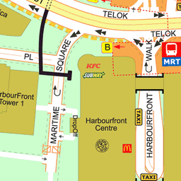 Harbourfront Mrt Exit Map Entrance/Exit A - Harbourfront Mrt (Ne1/Cc29)