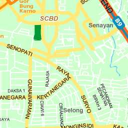Map Of Kuningan Jakarta - Maps of the World