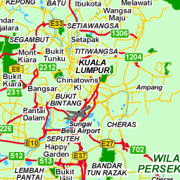 Malaysia Map Street Map Of Malaysia